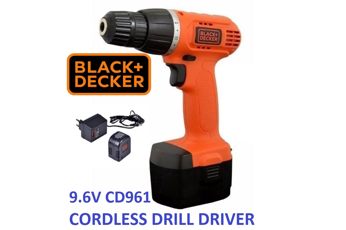 Máy khoan cầm tay pin 9.6V Black & Decker CD961-B1