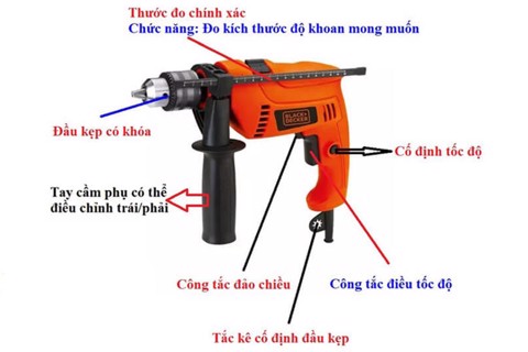 Máy khoan 13mm Black & Decker HD650BXH-B1