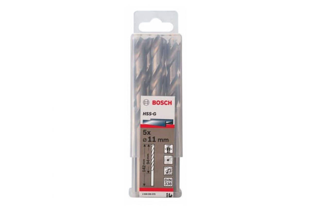Mũi khoan sắt HSS-G 11.0mm (hộp 5 mũi) Bosch 2608595079