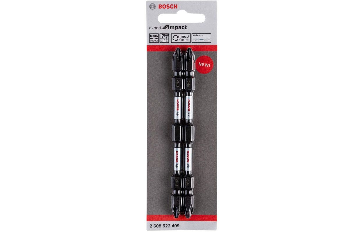 Đầu vặn vít ngắn 2 mũi Bosch 2608522409