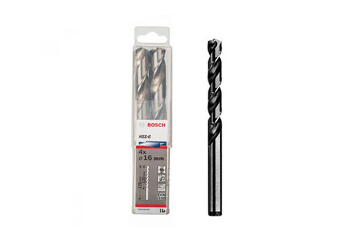 Mũi khoan sắt HSS-G 16mm (hộp 4 mũi) Bosch 2608585595