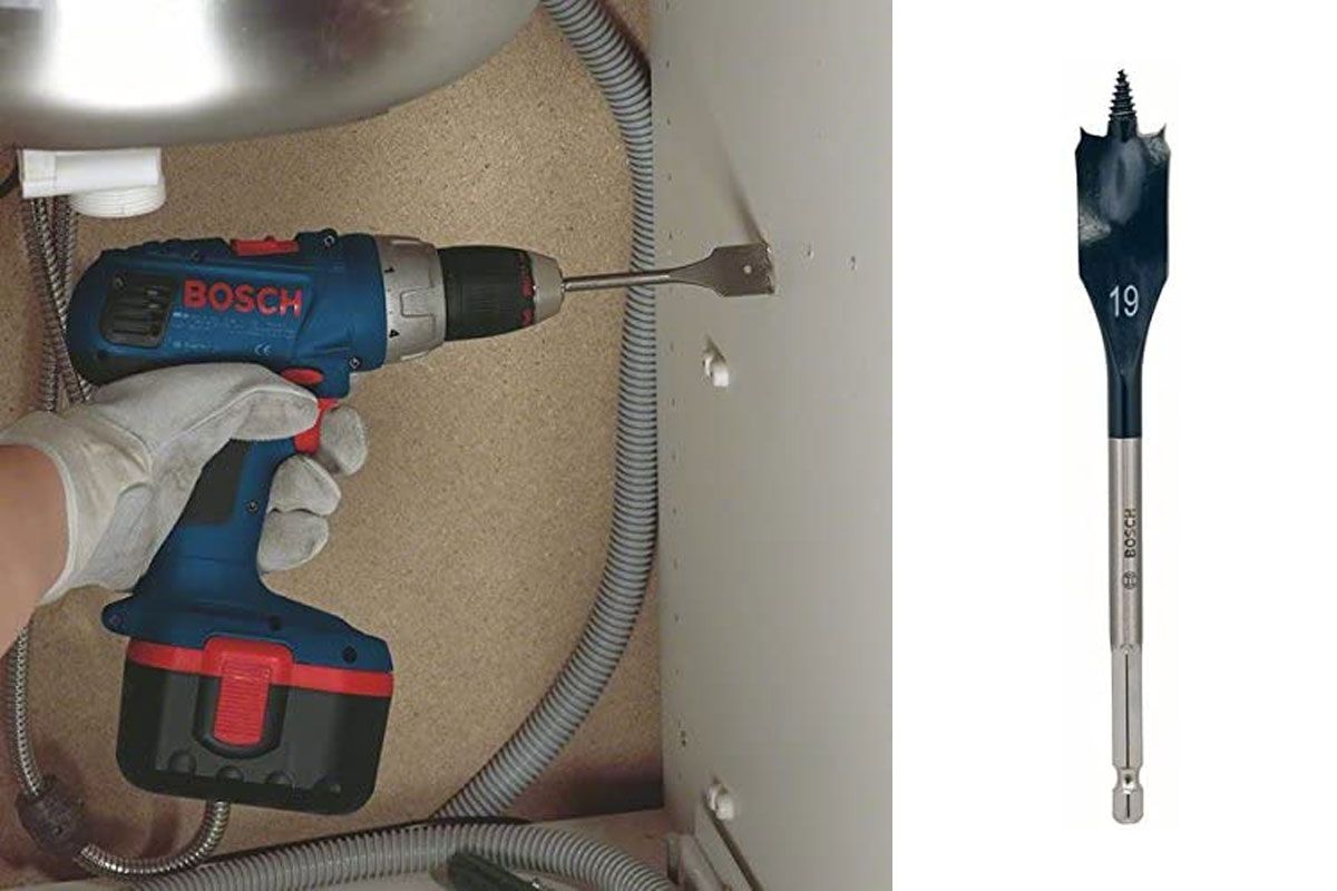 Mũi khoét gỗ đuôi cá 19x152mm Bosch 2608595490