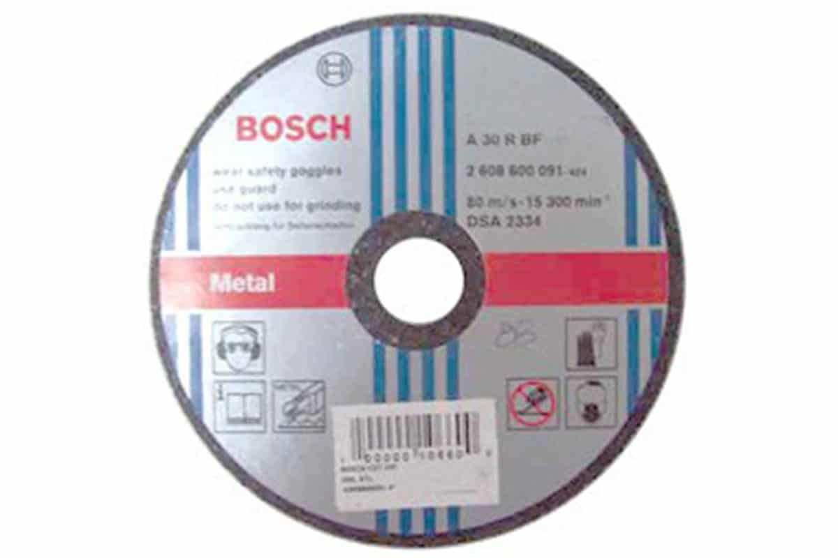 Đá cắt sắt 100x2.5x16mm Bosch 2608600091