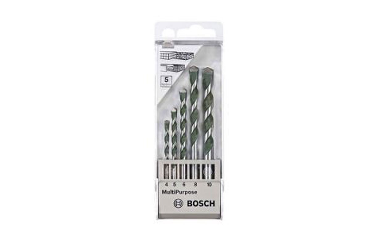 Mũi khoan đa năng bộ 5 mũi (4/6/8/10mm) Bosch 2608680798