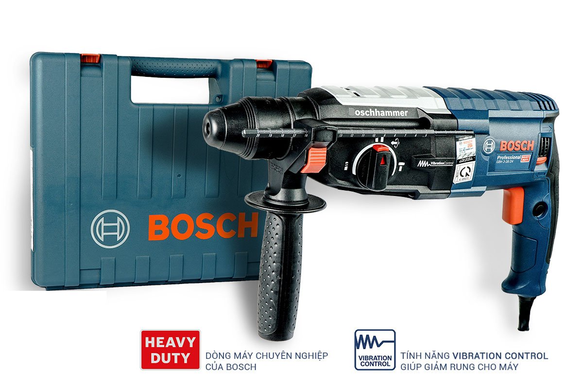 Máy khoan bê tông 3 chức năng Bosch GBH 2-28 DFV