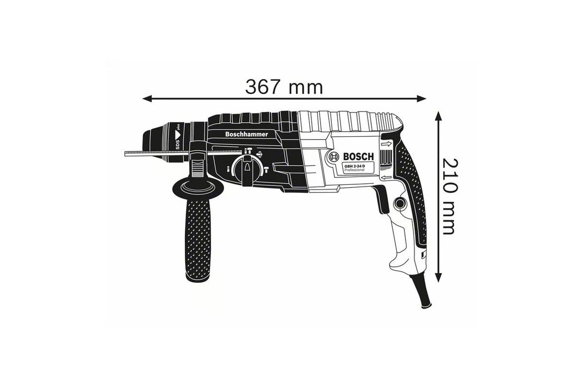 Máy khoan bê tông 2 chức năng Bosch GBH 2-24 RE