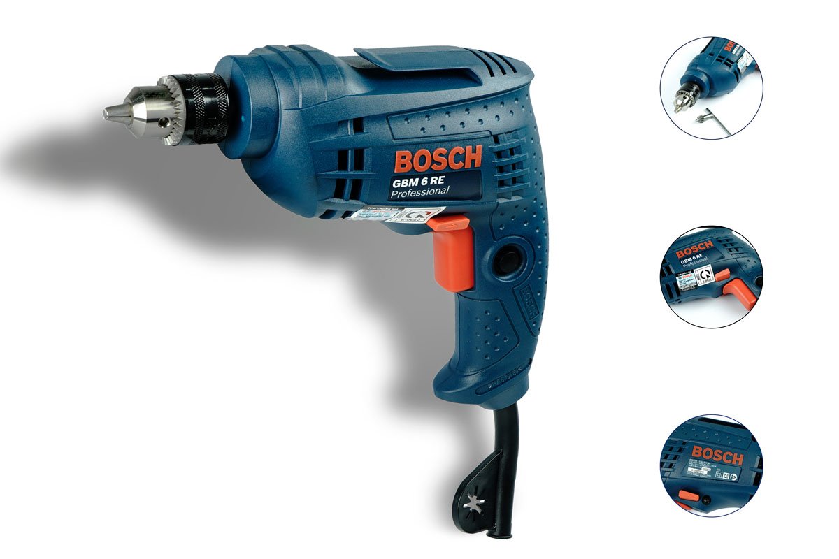 Máy khoan sắt 6.5mm Bosch GBM 6 RE