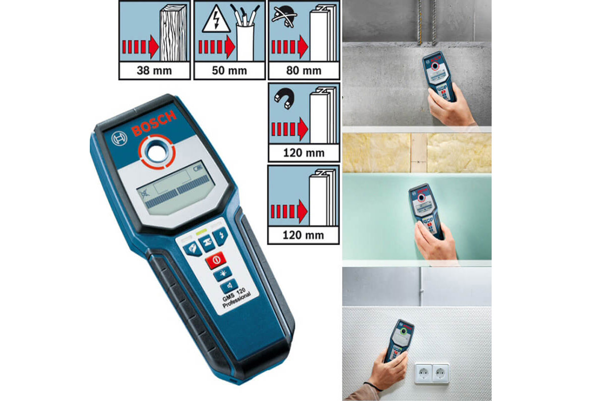 Máy dò đa năng Bosch GMS 120