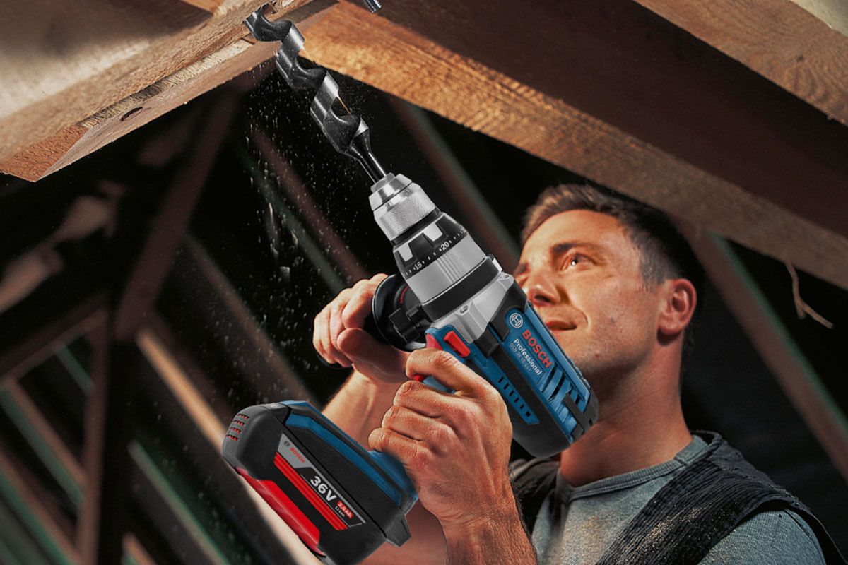 Máy khoan động lực pin 36V Bosch GSB 36-VE-2-LI