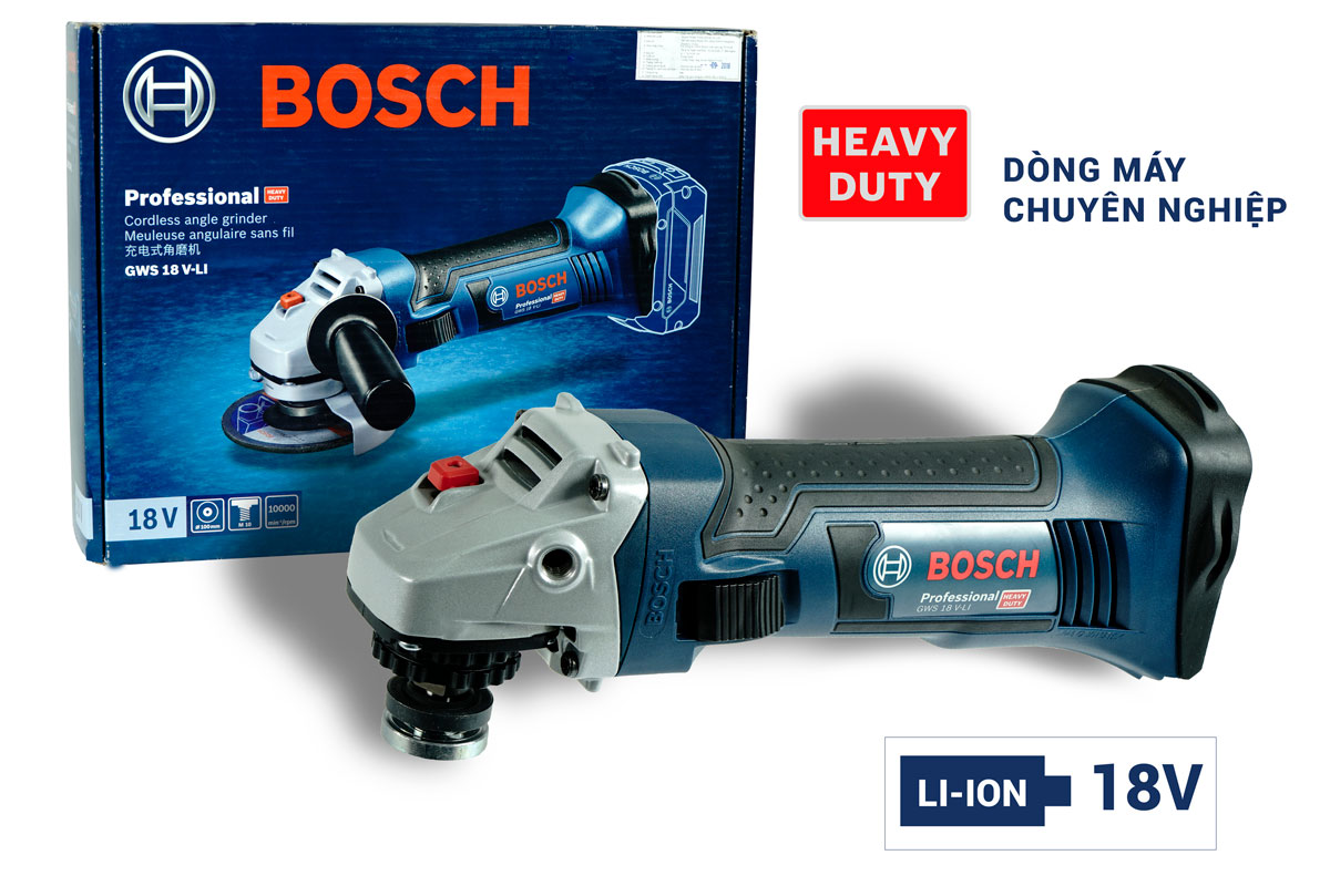 Thân máy mài góc pin 18V Bosch GWS 18V-LI (SOLO)