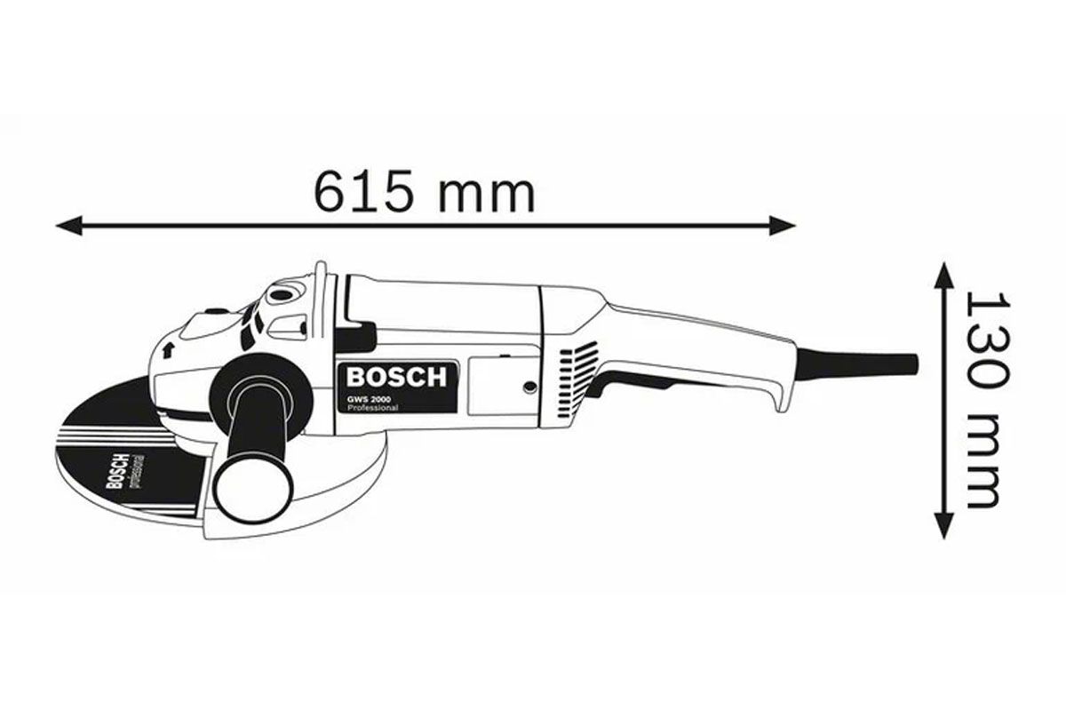 Máy mài góc 180mm Bosch GWS 2000-180