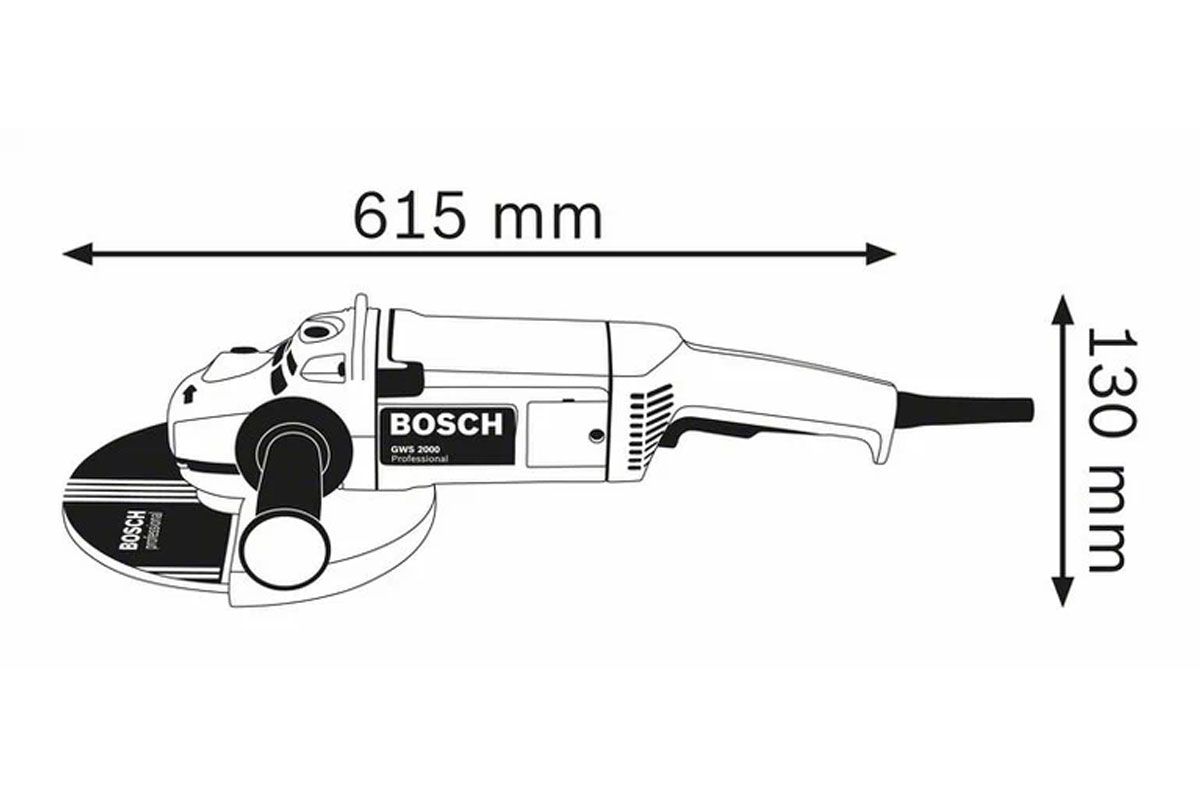 Máy mài góc 230mm Bosch GWS 2000-230