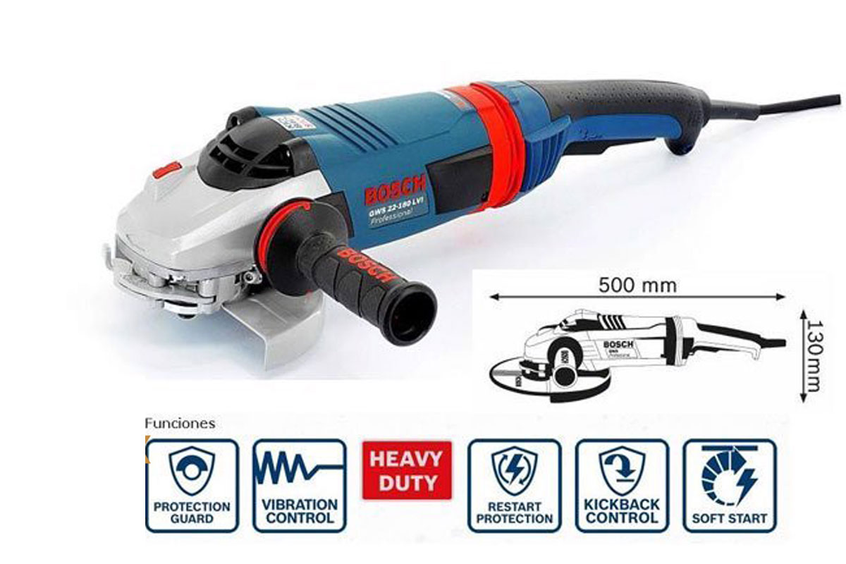 Máy mài góc 180mm Bosch GWS 22-180 LVI