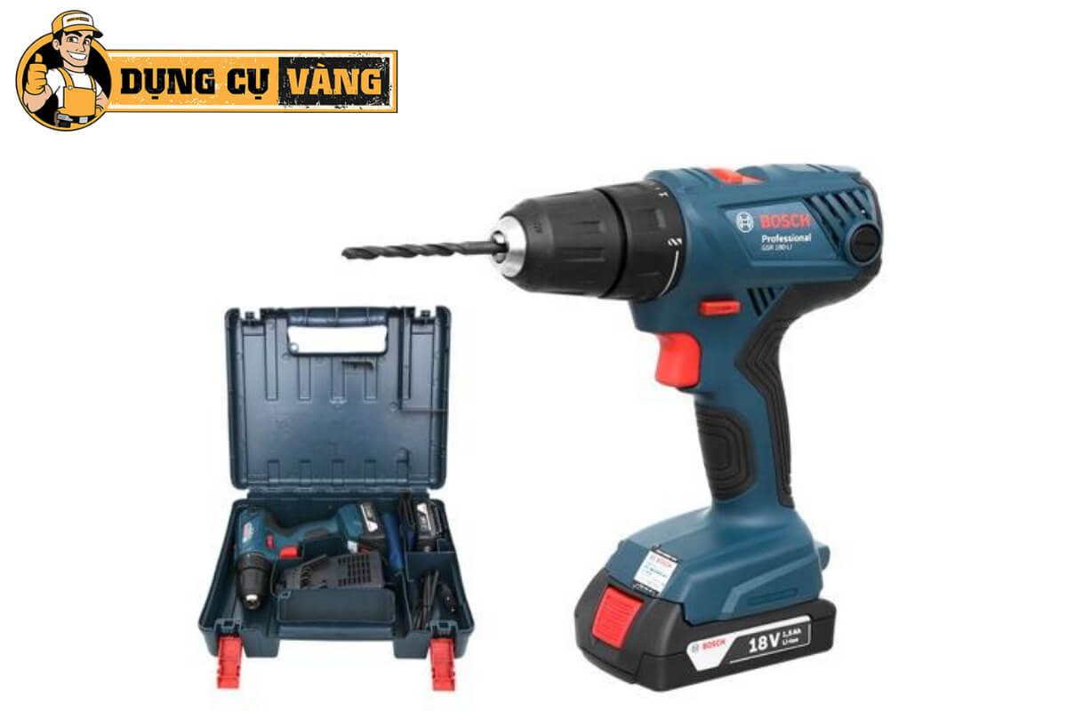 Máy khoan vặn vít dùng pin Bosch GSR 180 -LI