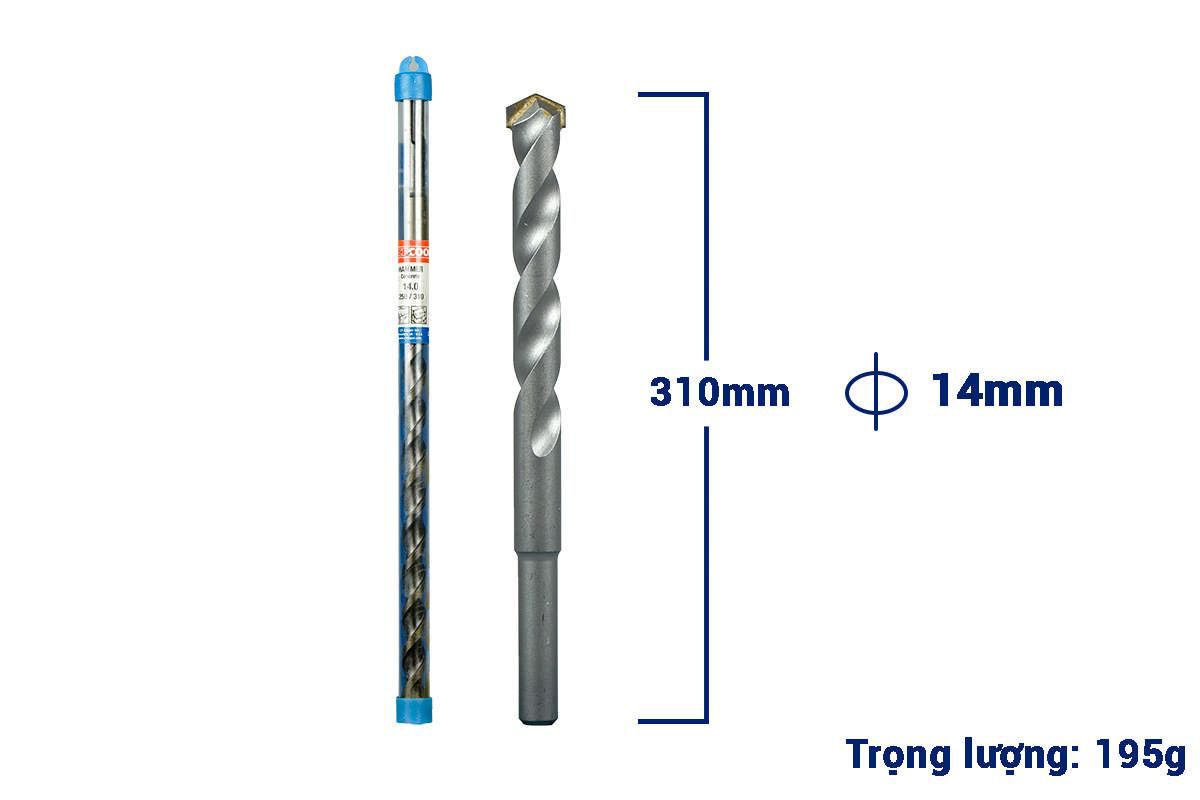Mũi khoan bê tông SDS PLUS 14x310mm CFCooper C140310