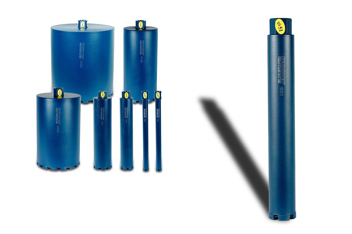 Mũi khoan rút lõi bê tông Ø51x210mm CFCooper DCB51210
