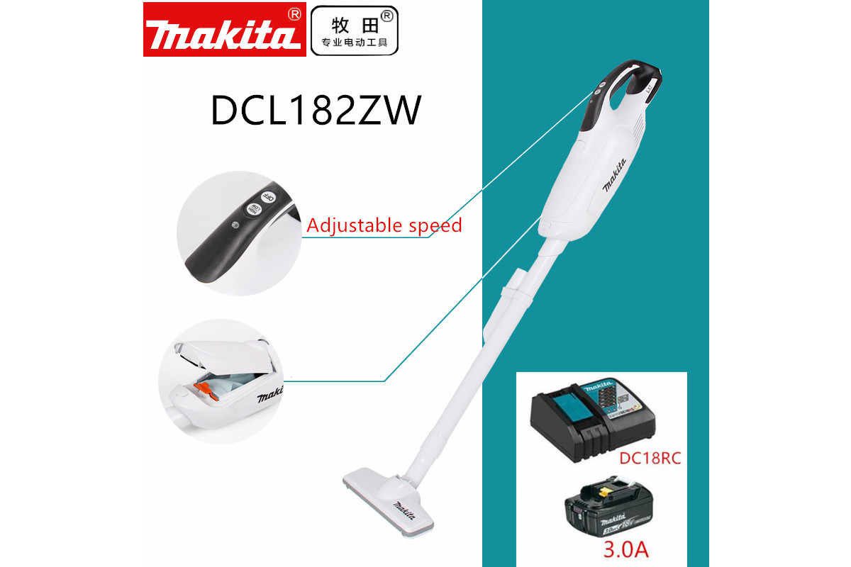 Máy hút bụi pin 18V Makita DCL182ZW