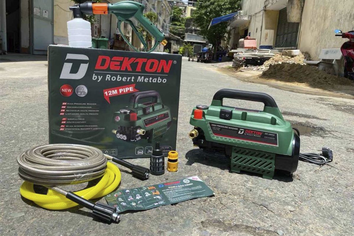 Máy xịt rửa chỉnh áp 2800W Dekton DK2800A