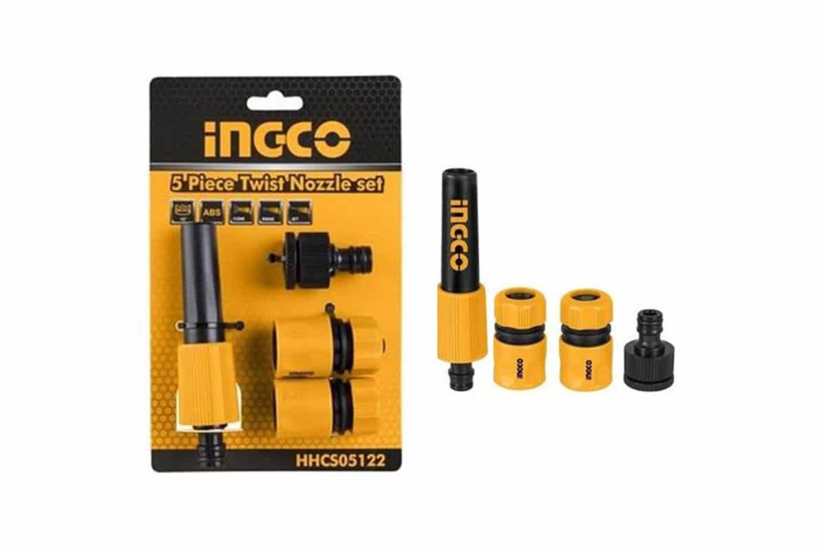 Bộ 5 đầu nối nhanh máy xịt rửa INGCO HHCS05122