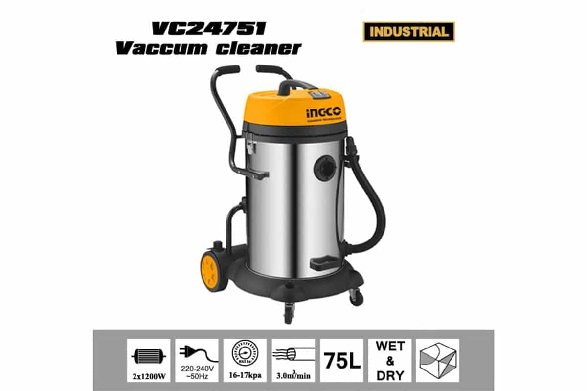 Máy hút bụi 75L INGCO VC24751