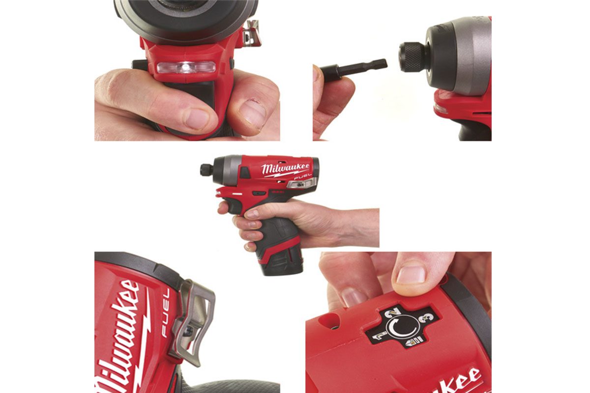 Thân máy vặn vít pin 12V Milwaukee M12 FID-0C