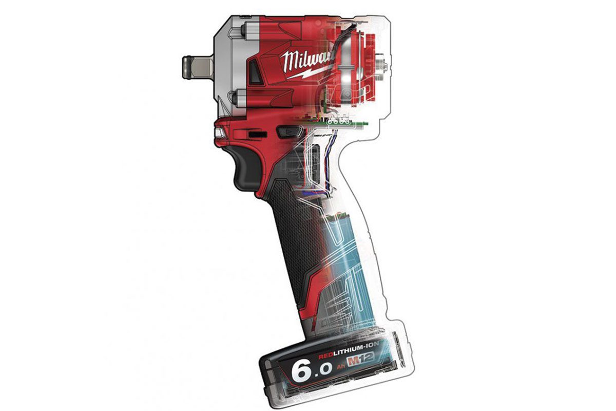 Thân máy siết bu lông pin 12V Milwaukee M12 FIWF12-0C