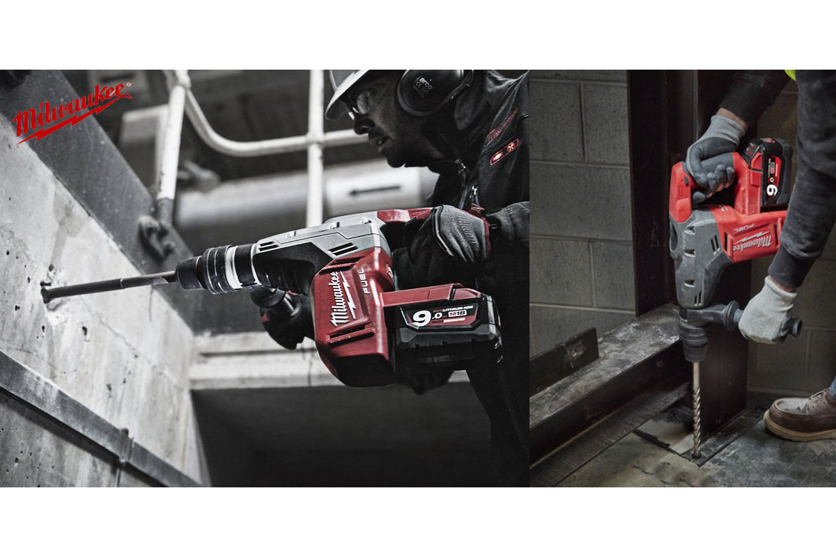 Máy khoan búa pin 18V Milwaukee M18 CHM-902C