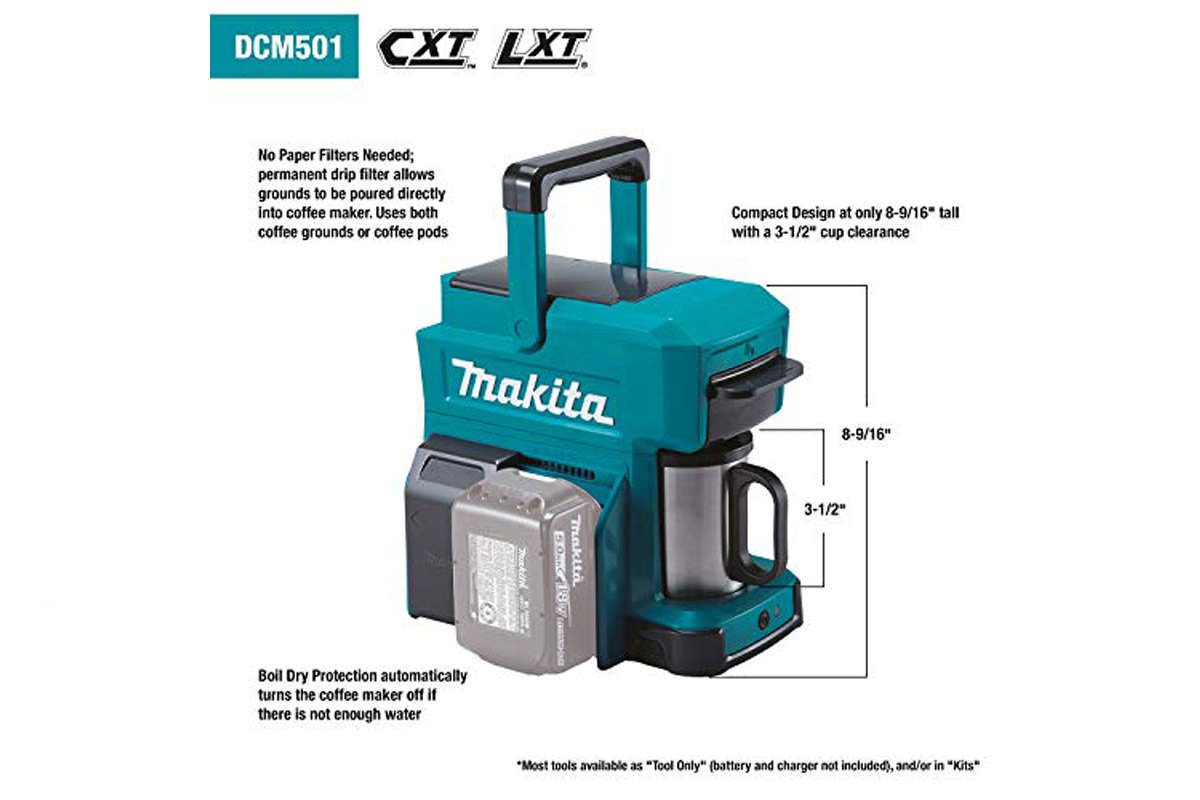 Máy pha cà phê pin 18V Makita DCM501Z