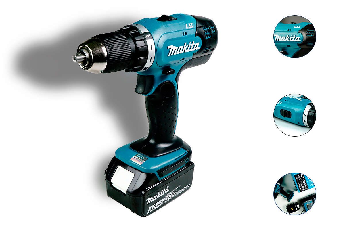 Máy khoan vặn vít pin 18V Makita DDF453SYE