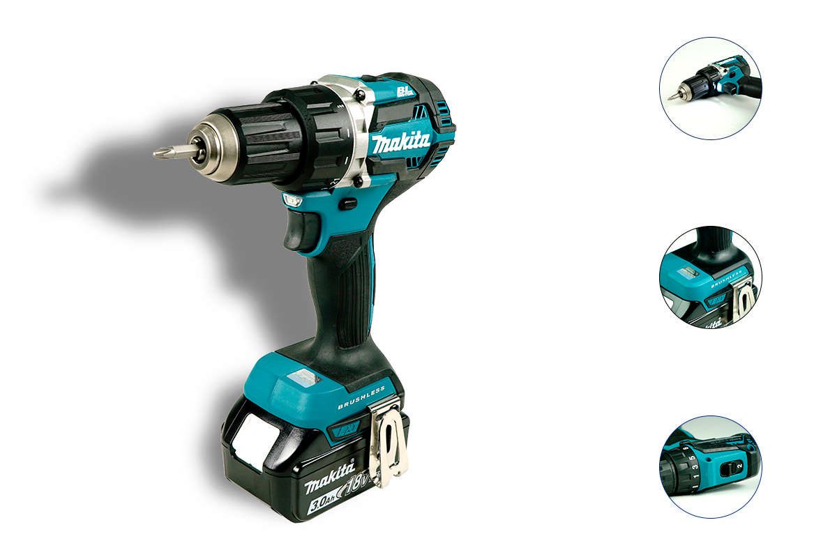 Máy khoan vặn vít pin 18V Makita DDF484RTE