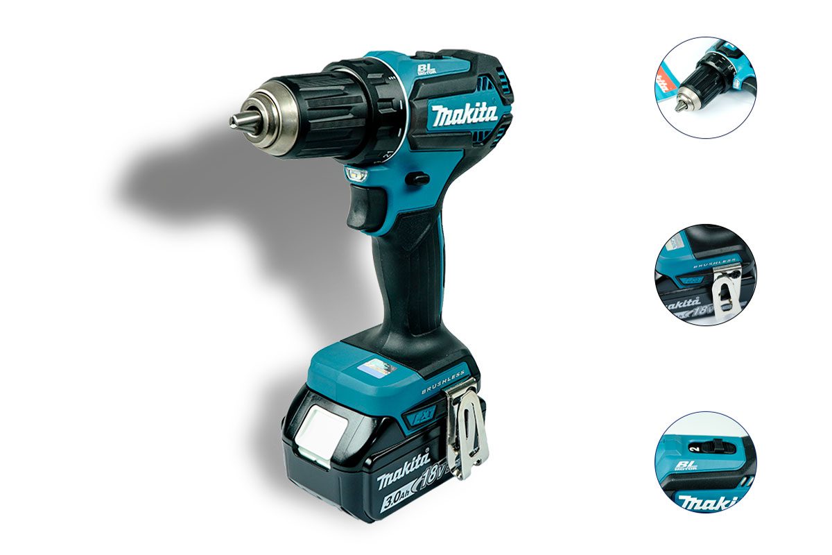 Máy khoan vặn vít pin 18V Makita DDF485SFE