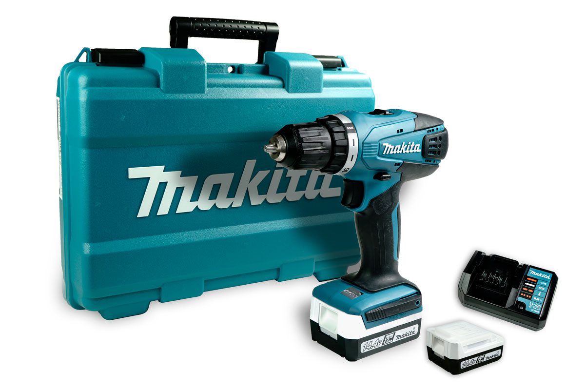 Máy khoan vặn vít pin 14.4V Makita DF347DWE