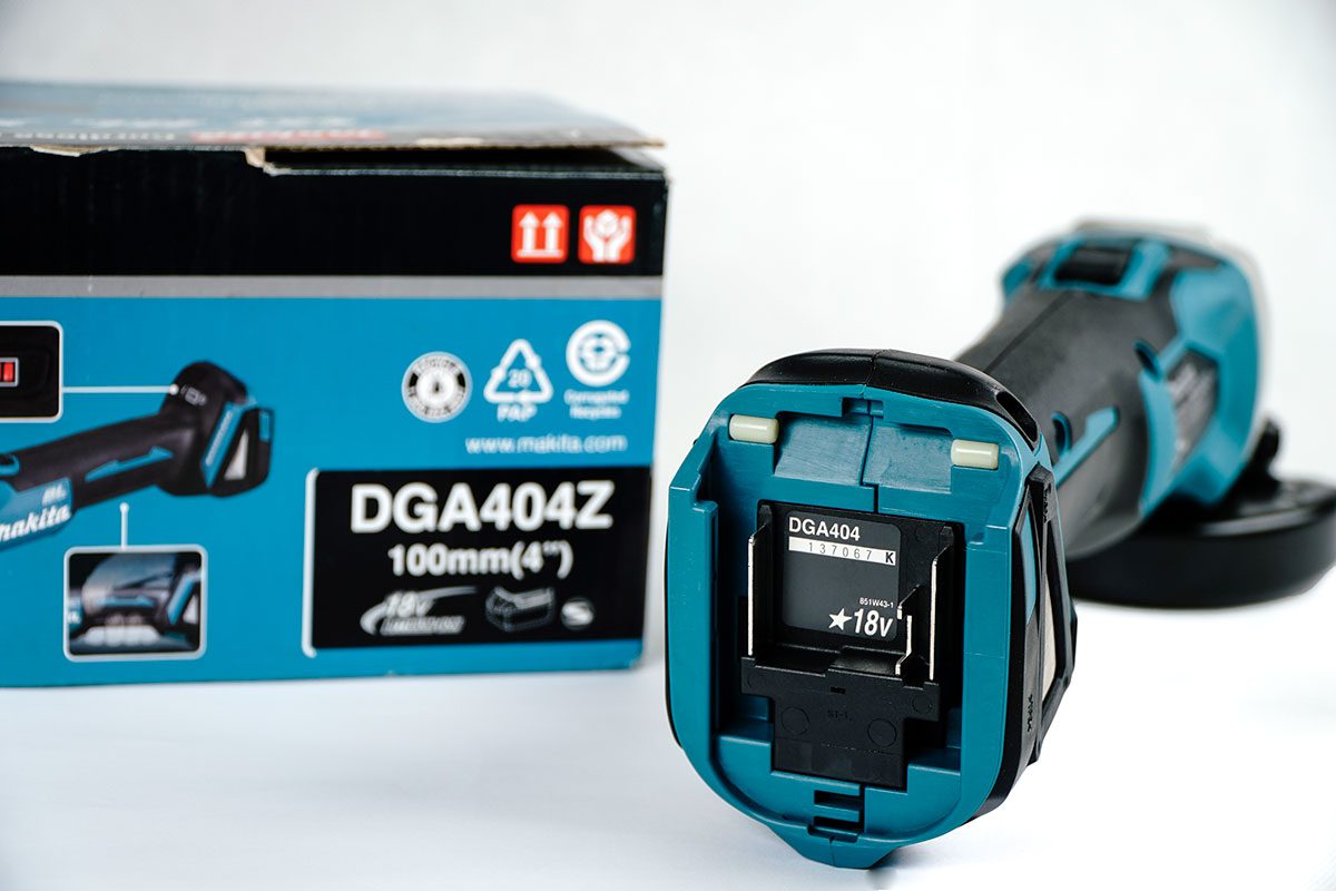 Thân máy mài góc pin 18V 100mm Makita DGA404Z