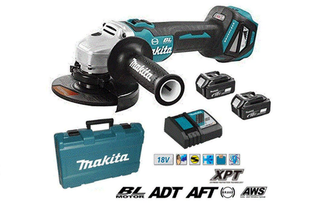 Máy mài góc 125mm pin 18V Makita DGA514RTE