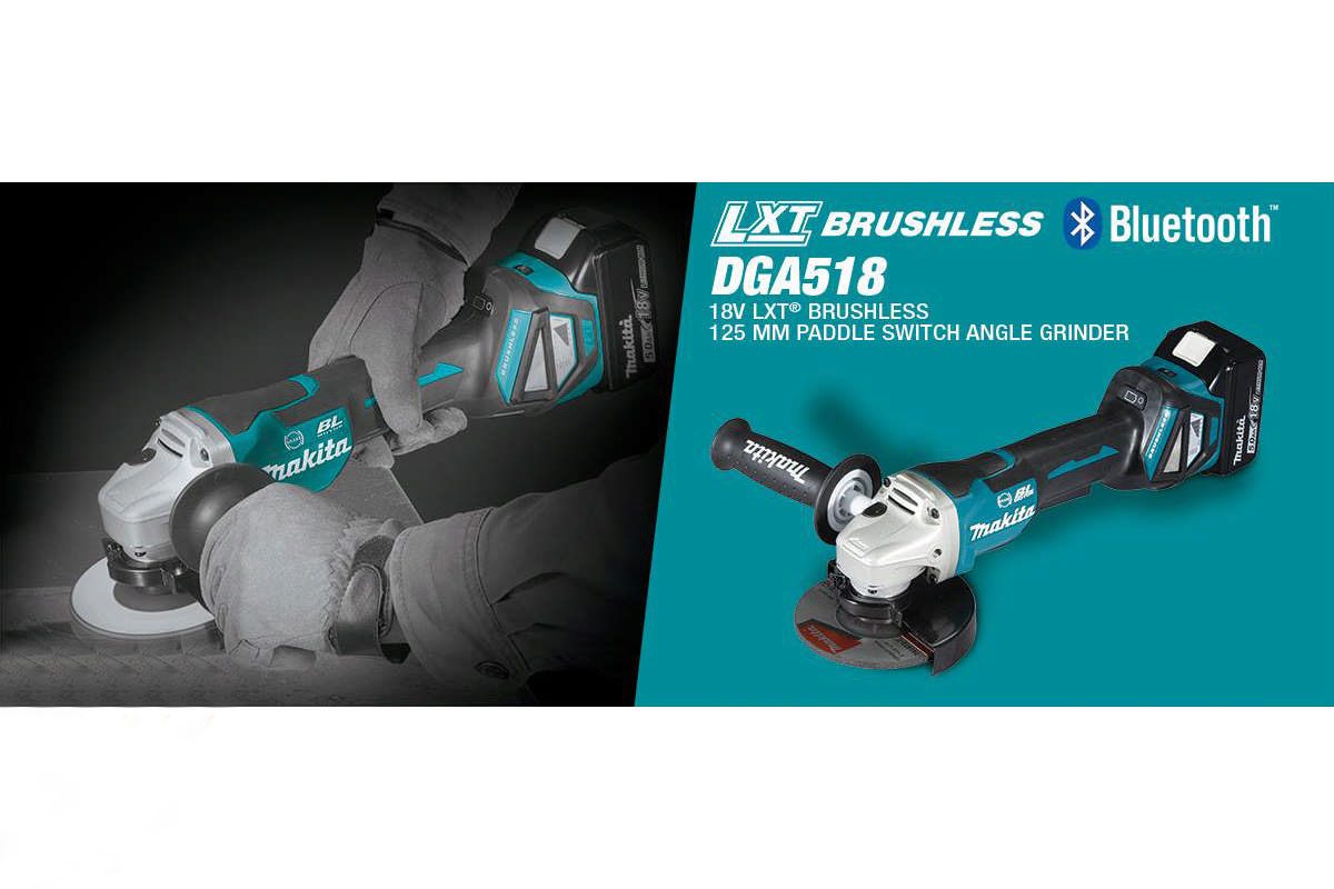 Máy mài góc 125mm pin 18V Makita DGA518RTE