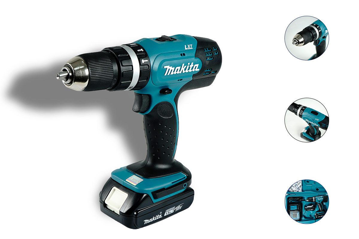 Máy khoan vặn vít pin 18V Makita DHP453SYE