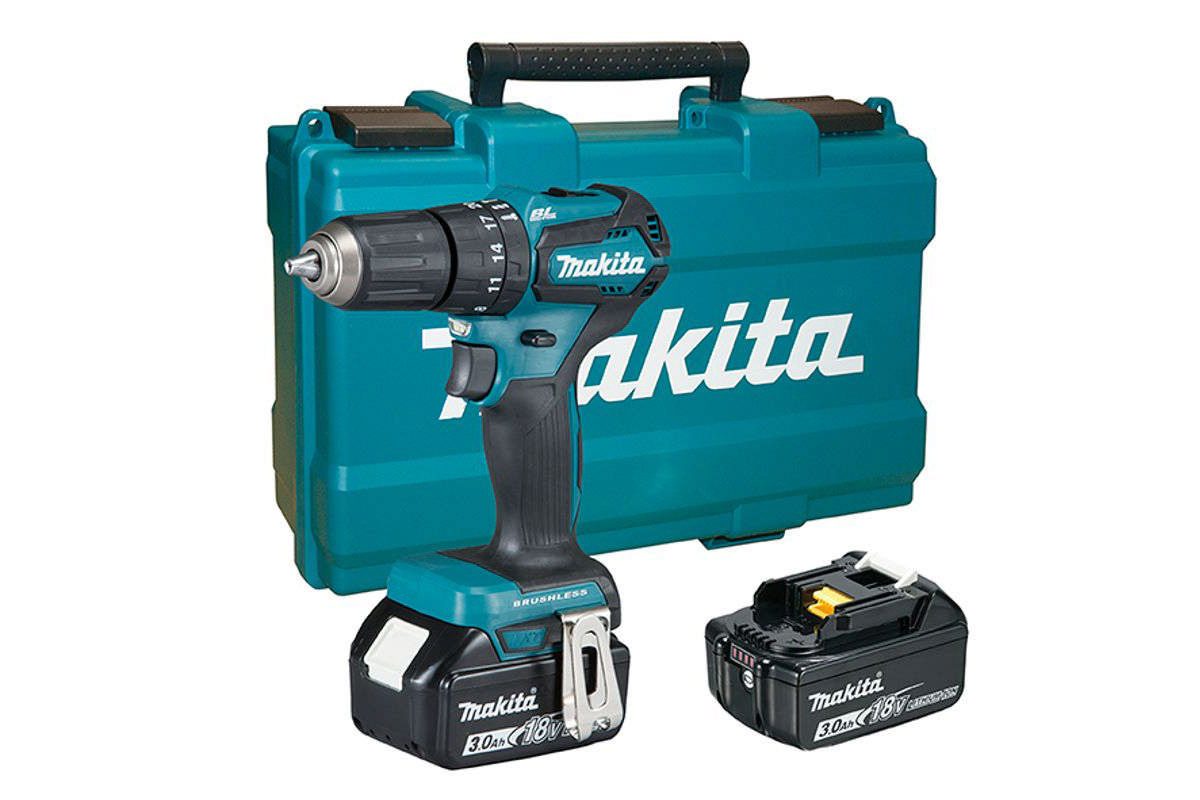 Máy khoan búa vặn vít pin 18V Makita DHP483RTE