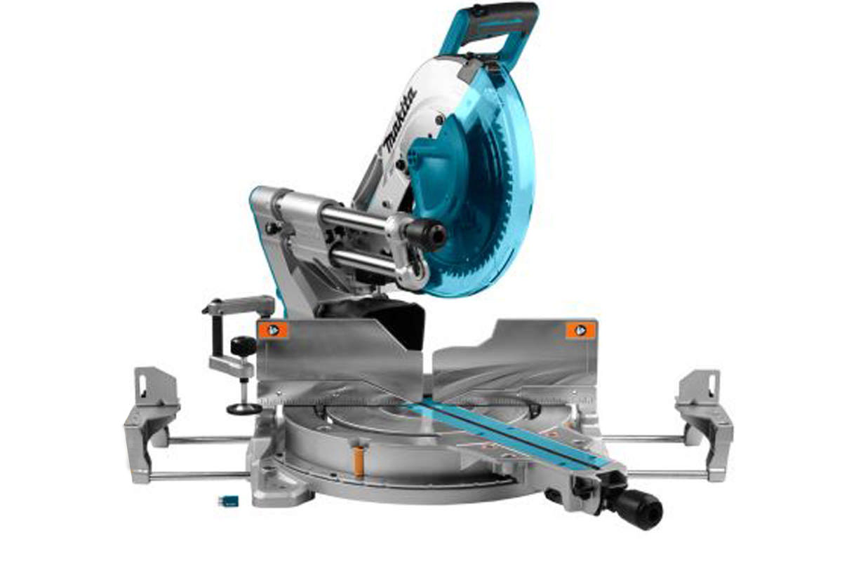 Thân máy cưa đa góc trượt 2 pin 18V Makita DLS211Z