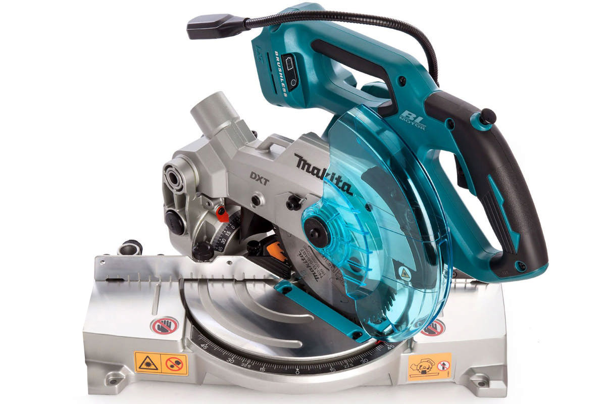 Thân máy cưa đa góc để bàn pin 18V Makita DLS600Z