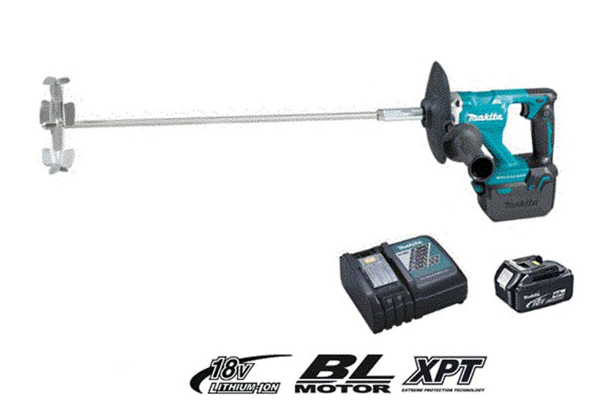 Máy trộn sơn pin 18V Makita DUT130RTE