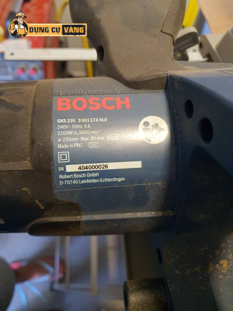 Máy cưa đĩa Bosch GKS 235 có thông số ấn tượng