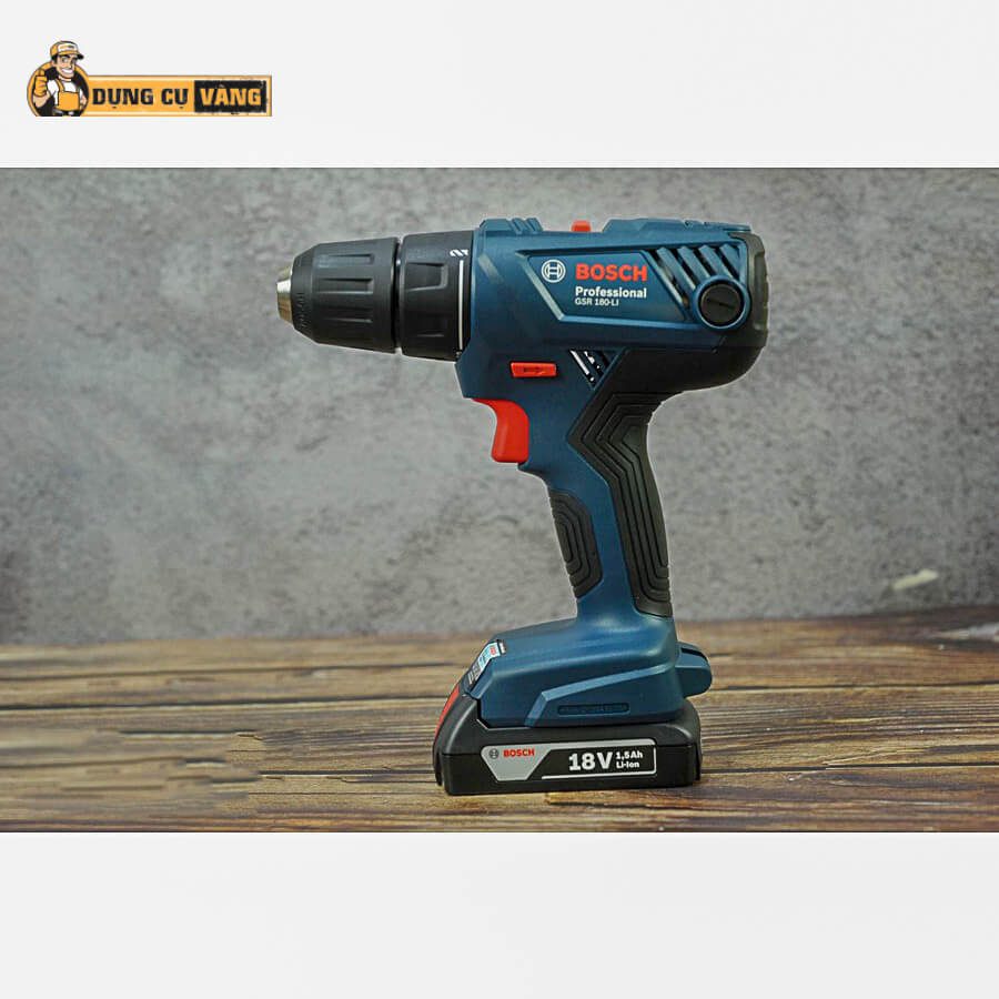 Máy Khoan Vặn Vít Dùng Pin Bosch Gsr 180 Li chính hãng