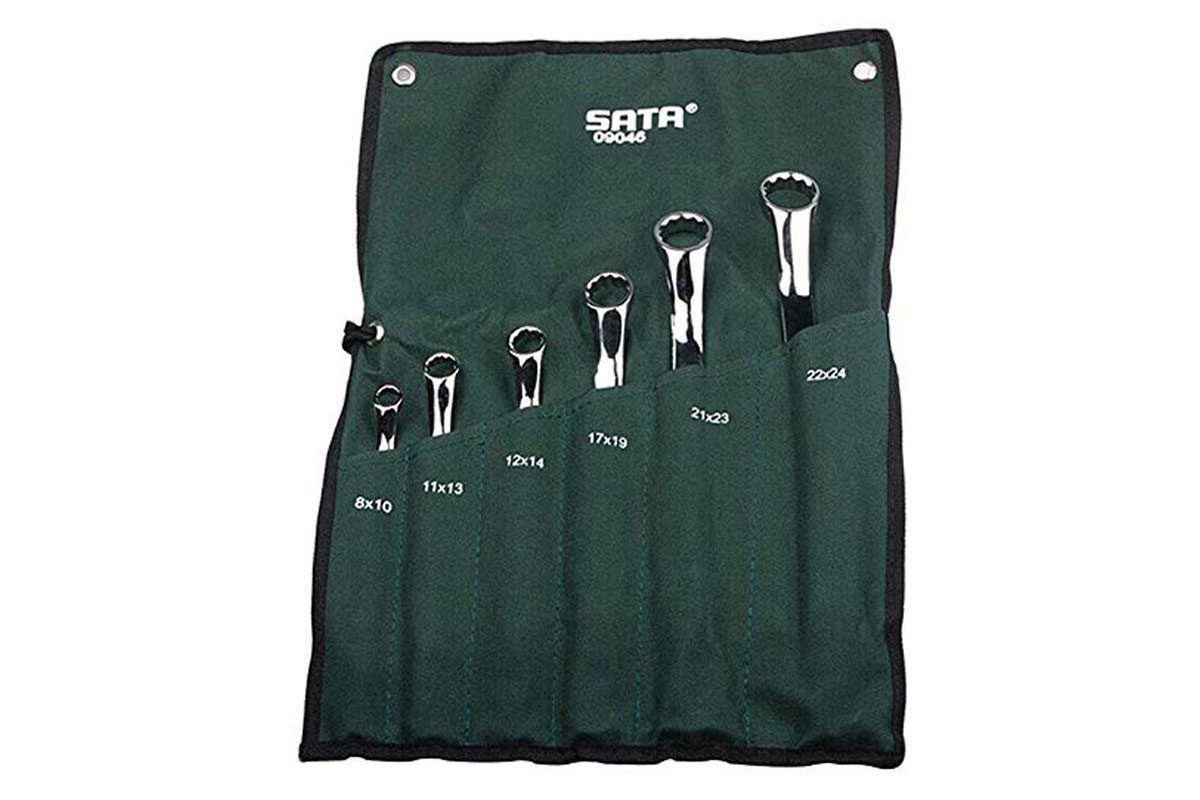 Bộ cờ lê hai đầu vòng 6 chi tiết Sata 09046