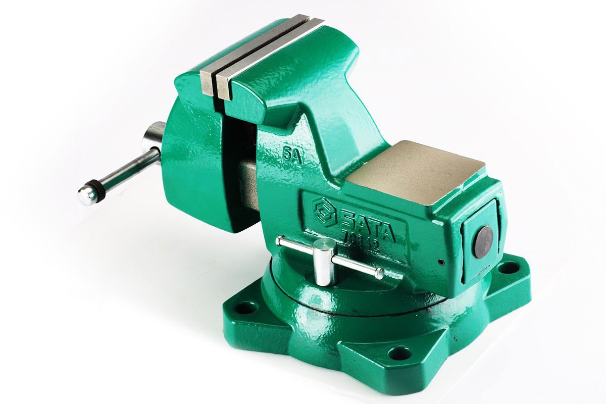 Êtô kẹp mâm xoay 5in/133mm Sata 70842