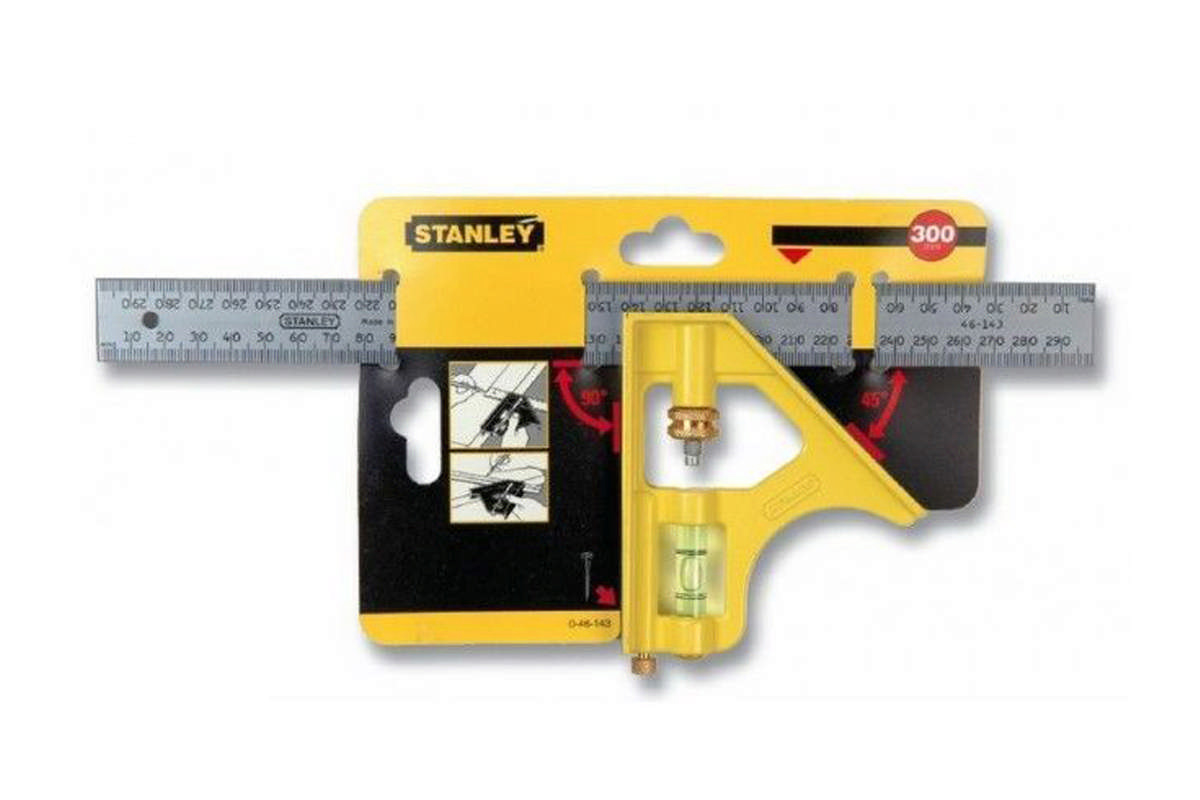 Thước ê ke thủy cán sắt 12