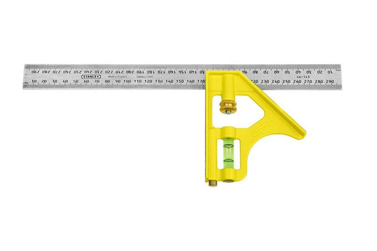 Thước ê ke thủy cán sắt 12