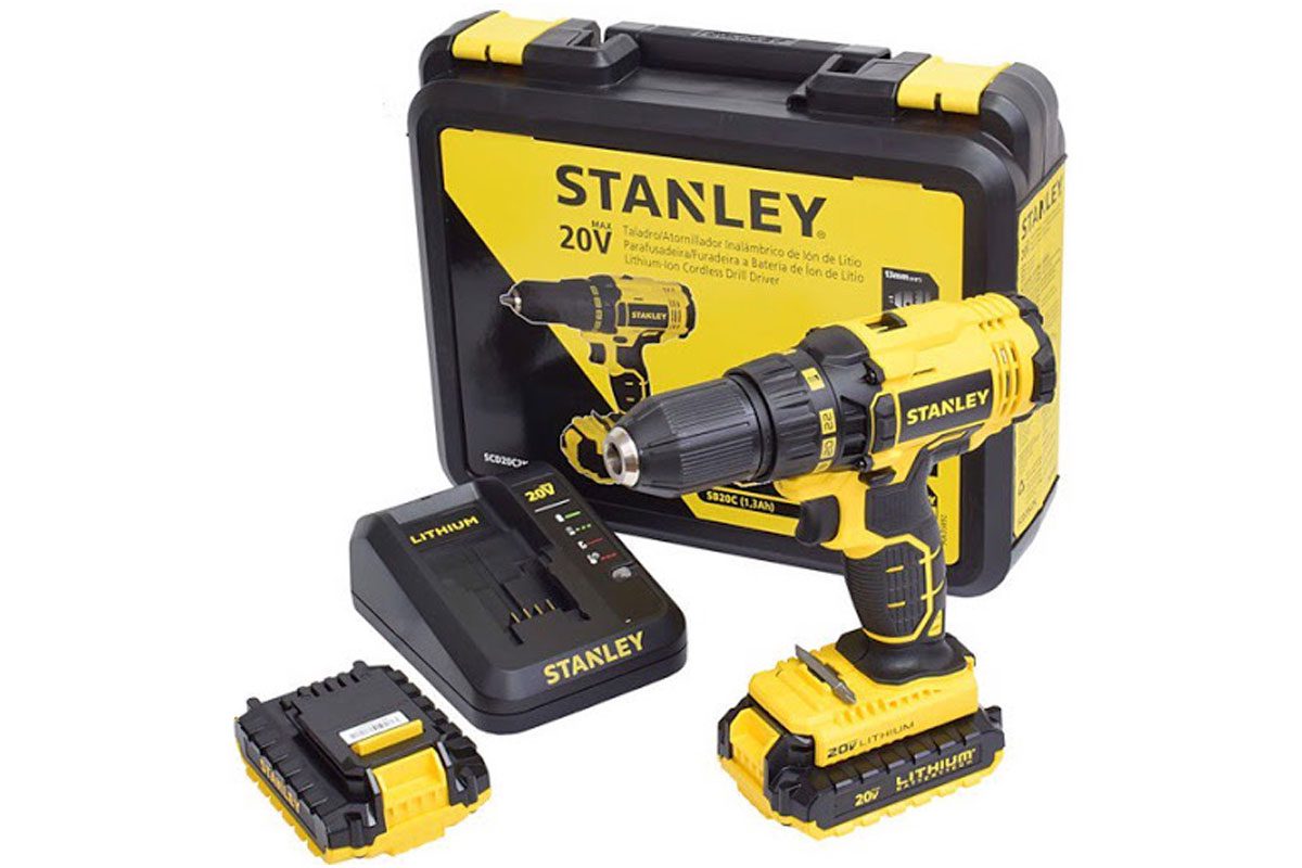 Máy khoan vặn vít pin 18V Stanley SBD201D2K-B1