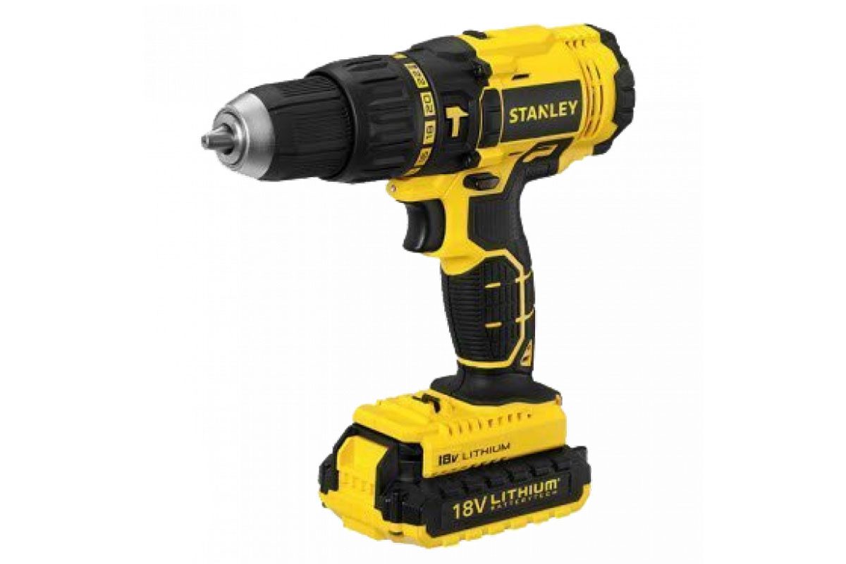Máy khoan vặn vít pin 18V Stanley SCH20C2K-B1