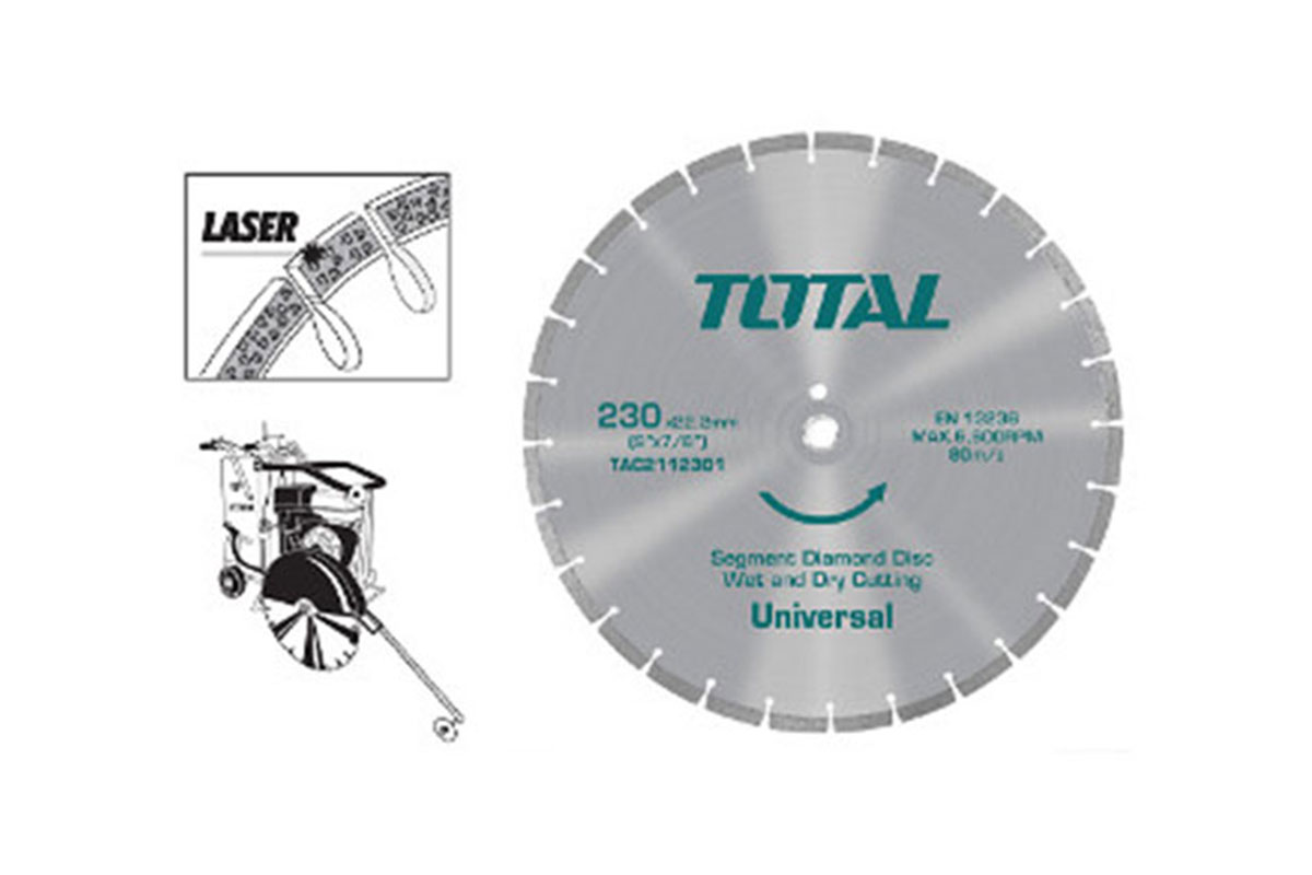 Đĩa cắt nhựa đường Total TAC2164051