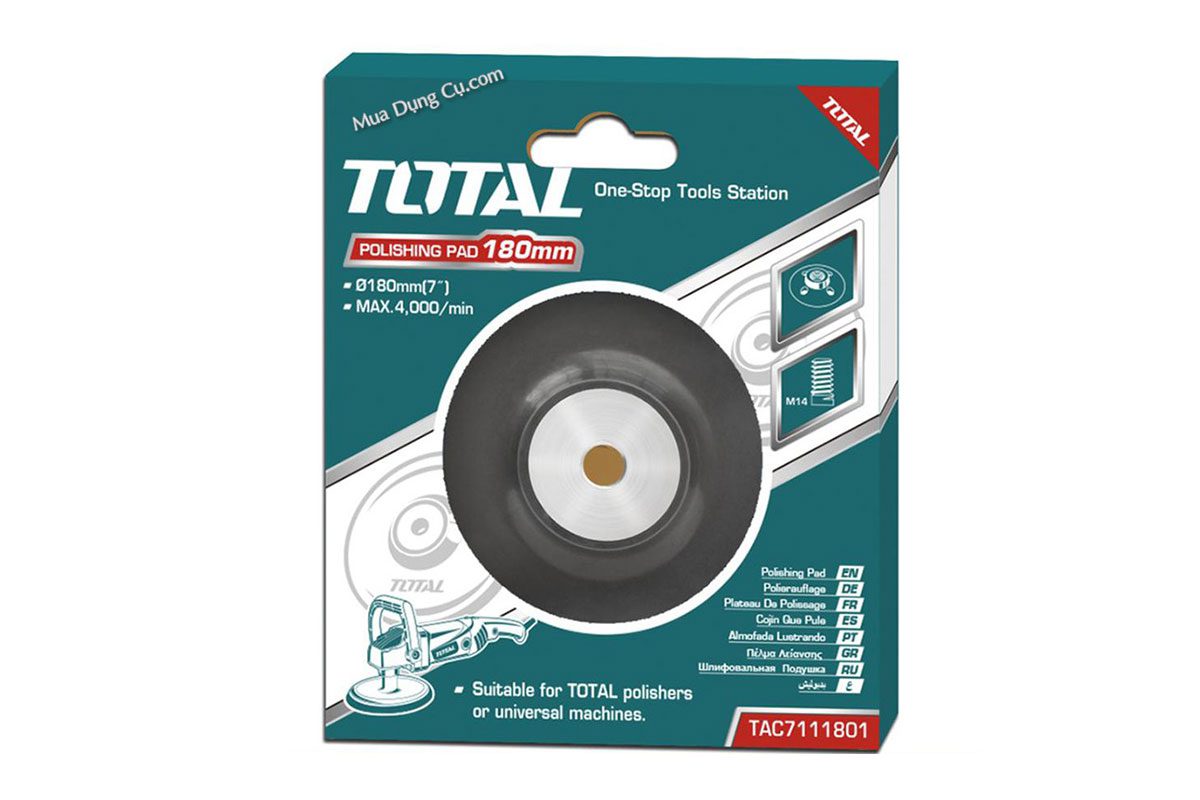 Đĩa cao su đánh bóng 100mm Total TAC7111152